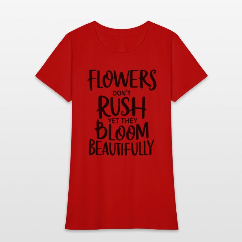 Bloom Beautifully Floral Self Growth Message