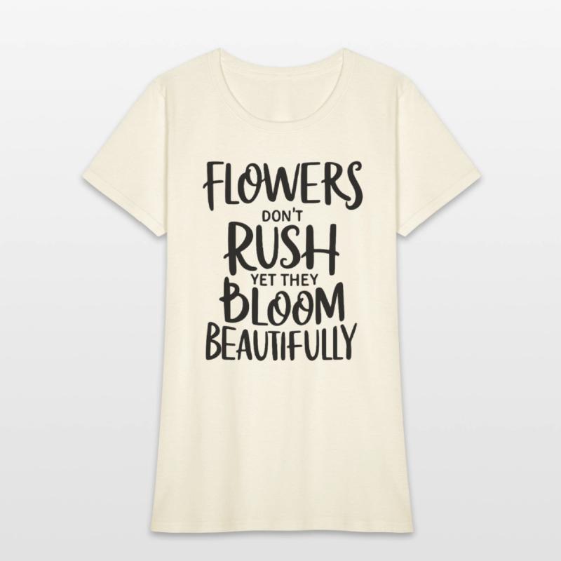Bloom Beautifully Floral Self Growth Message