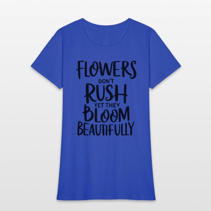 Bloom Beautifully Floral Self Growth Message