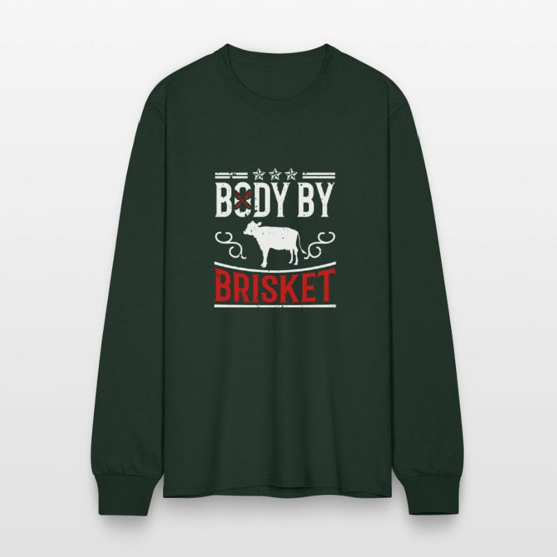 Body by Brisket - Funny BBQ Smoker & Grilling