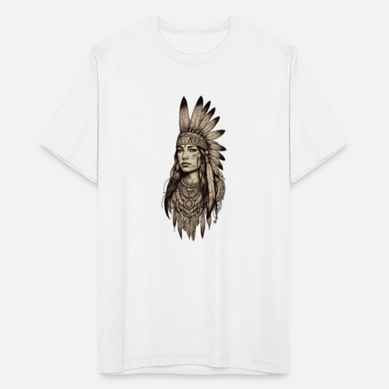 Bohemian Native Headdress Illustration