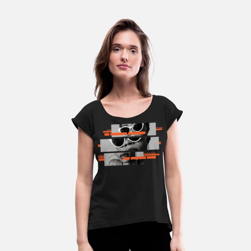 Bold Black and White Retro Portrait