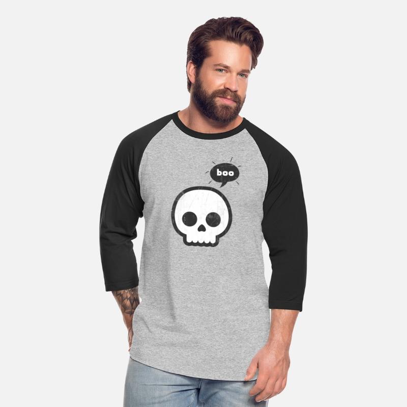 Boo Cute skull Funny Halloween