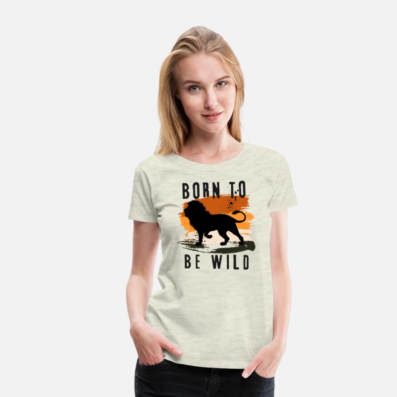 Born to be wild Lion Animal Design