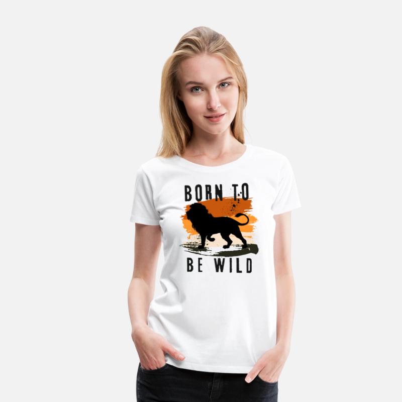 Born to be wild Lion Animal Design