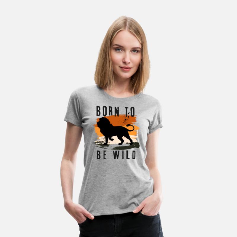Born to be wild Lion Animal Design