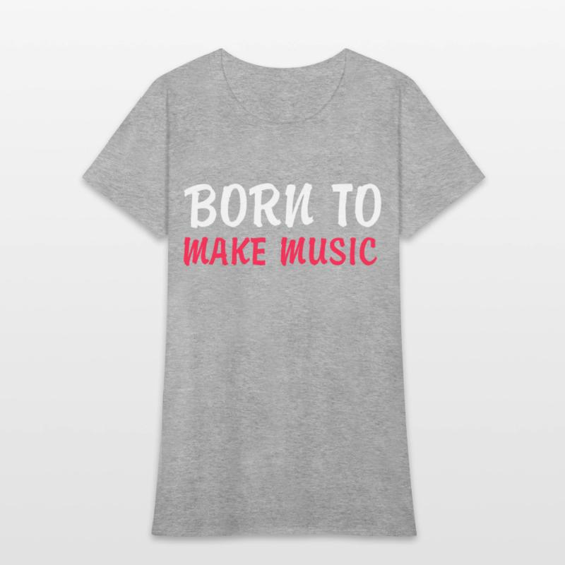 Born to make music red texted