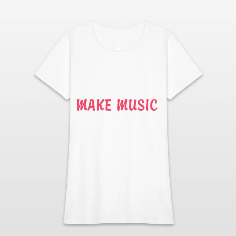 Born to make music red texted