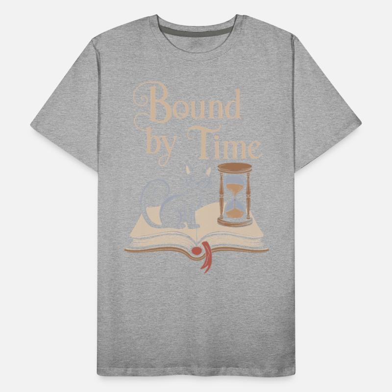 Bound By Time Cat Hourglass Open Book Mystical