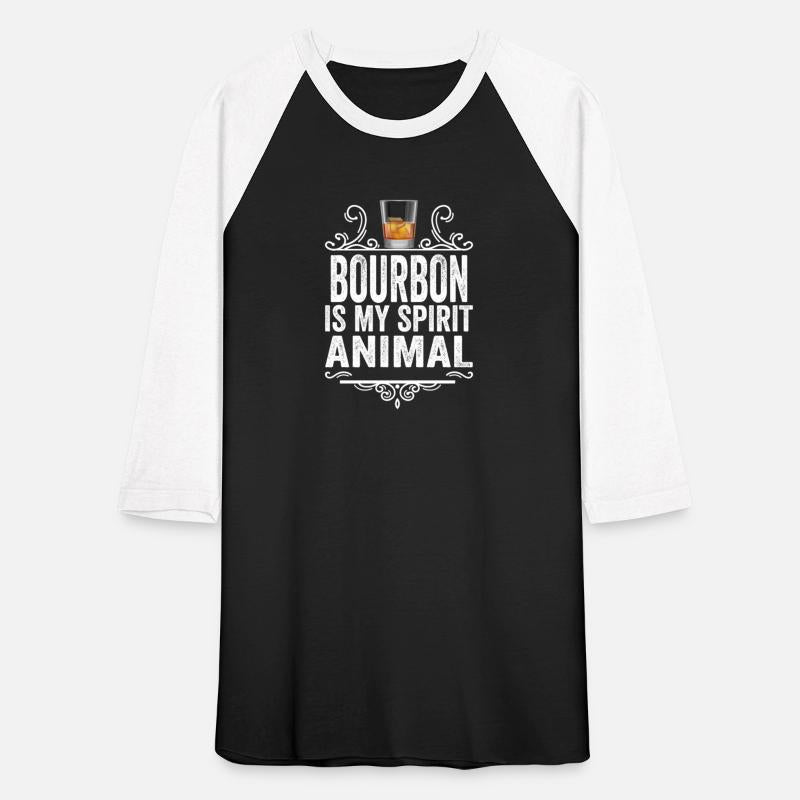 Bourbon Is My Spirit Animal Funny Drinking Whiskey