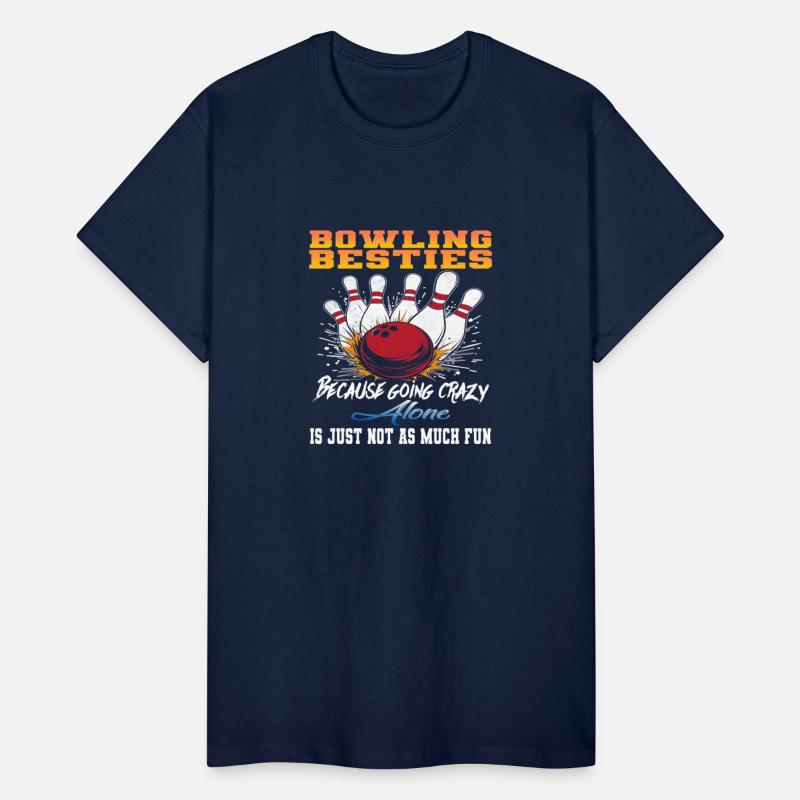 Bowling Besties Funny Quote for Friends