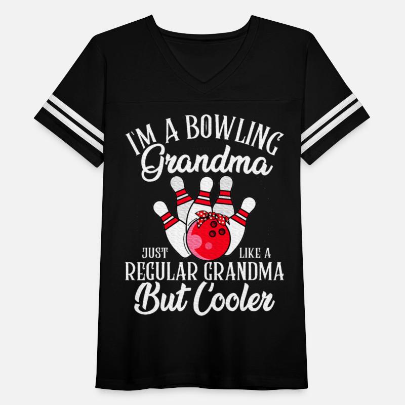Bowling Grandma Novelty Tee For Bowling Family