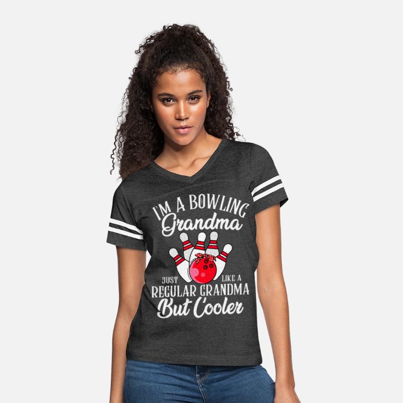 Bowling Grandma Novelty Tee For Bowling Family