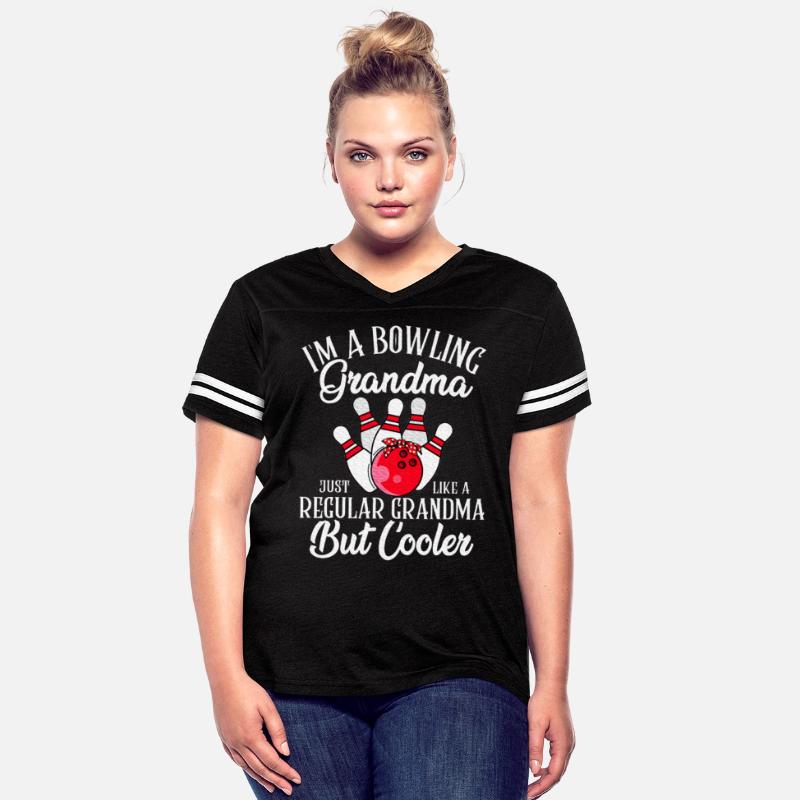Bowling Grandma Novelty Tee For Bowling Family