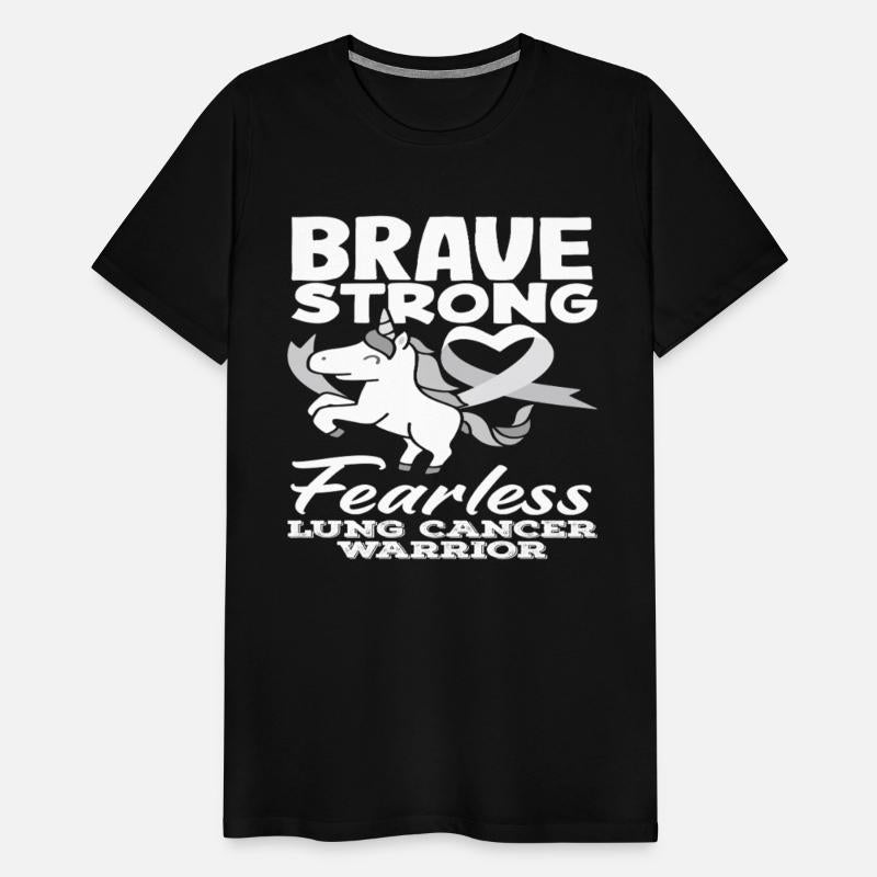 Brave Strong Fearless Lung Cancer Awareness