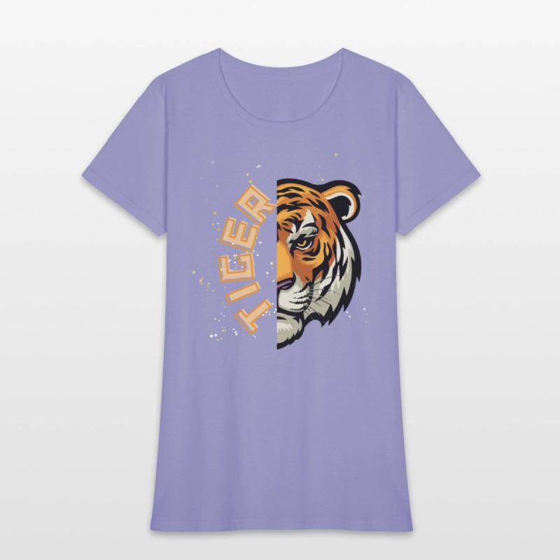 brave tiger cool design