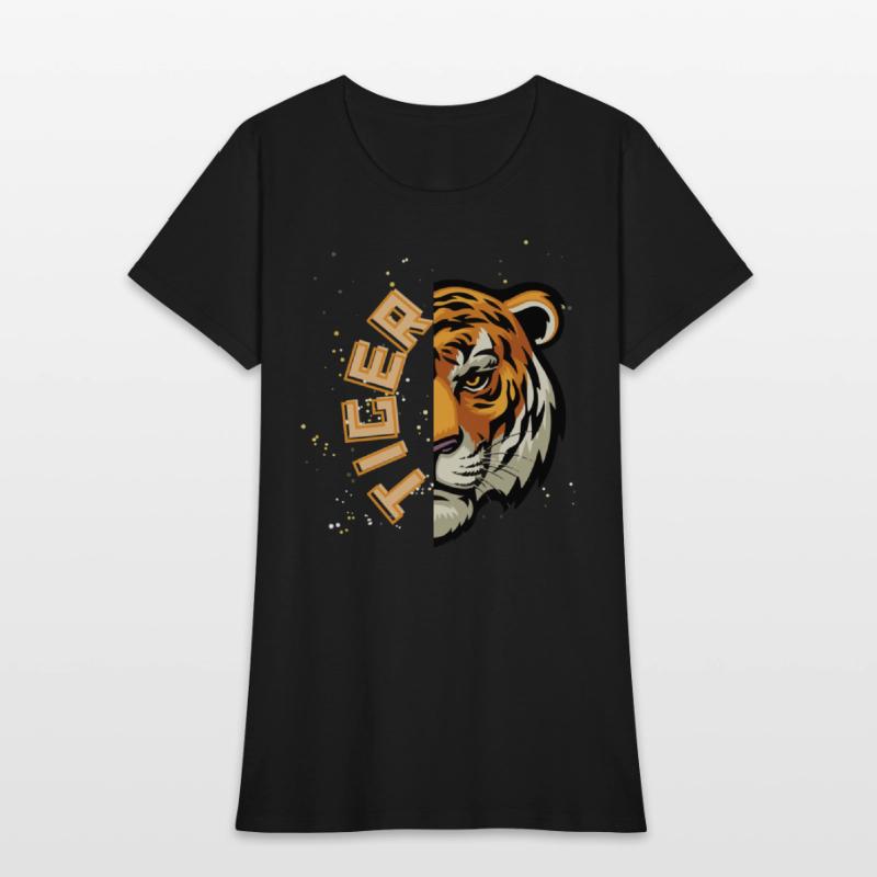 brave tiger cool design
