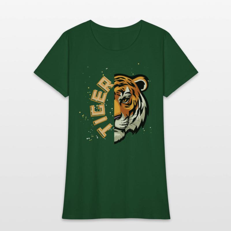 brave tiger cool design