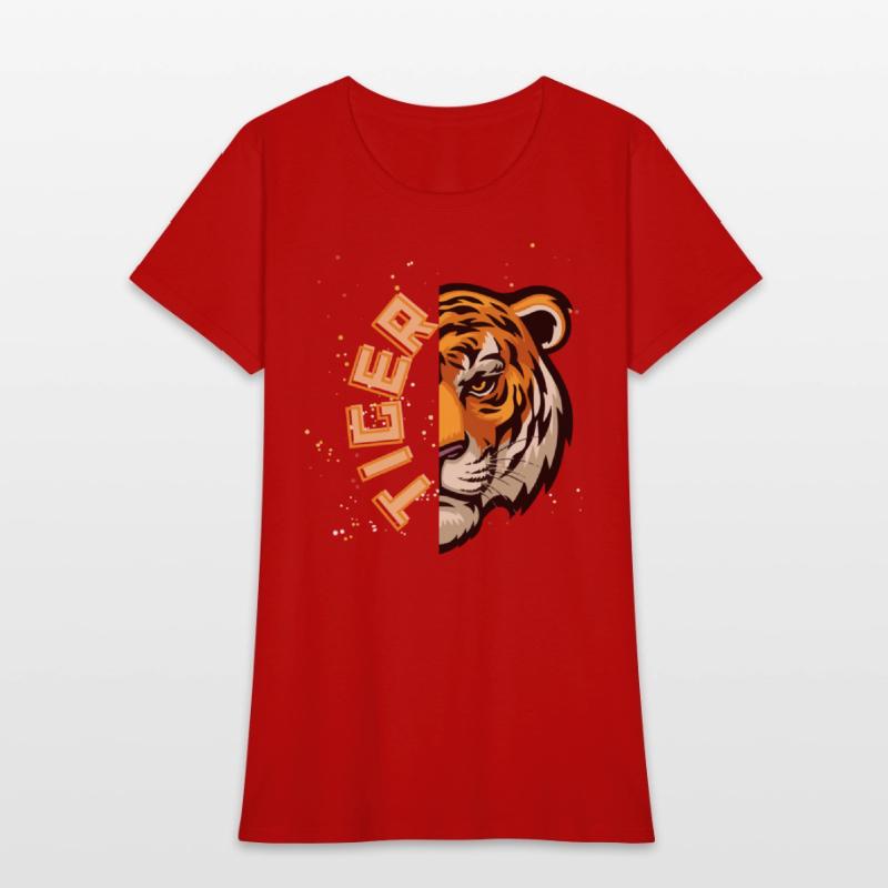brave tiger cool design