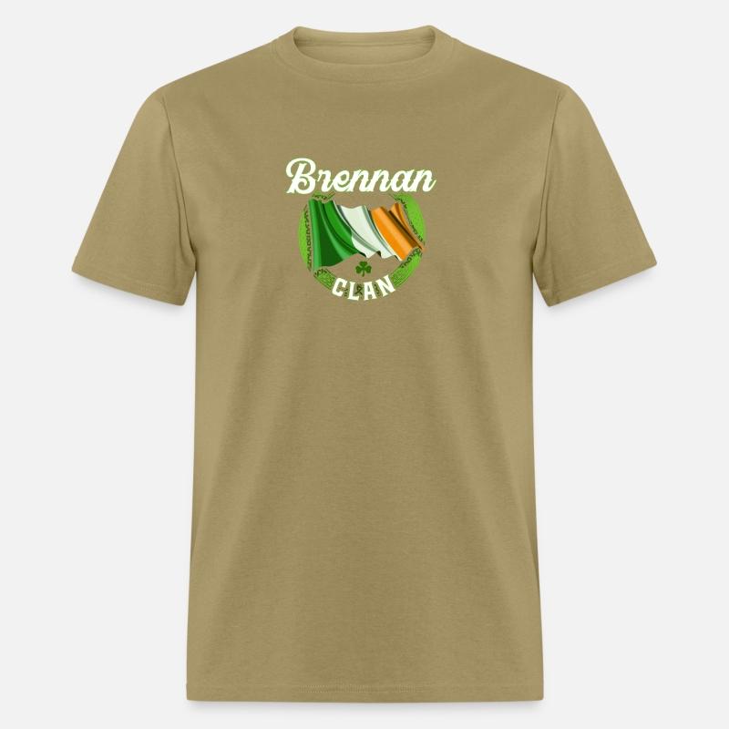 Brennan Surname Irish Last Name Ireland Flag