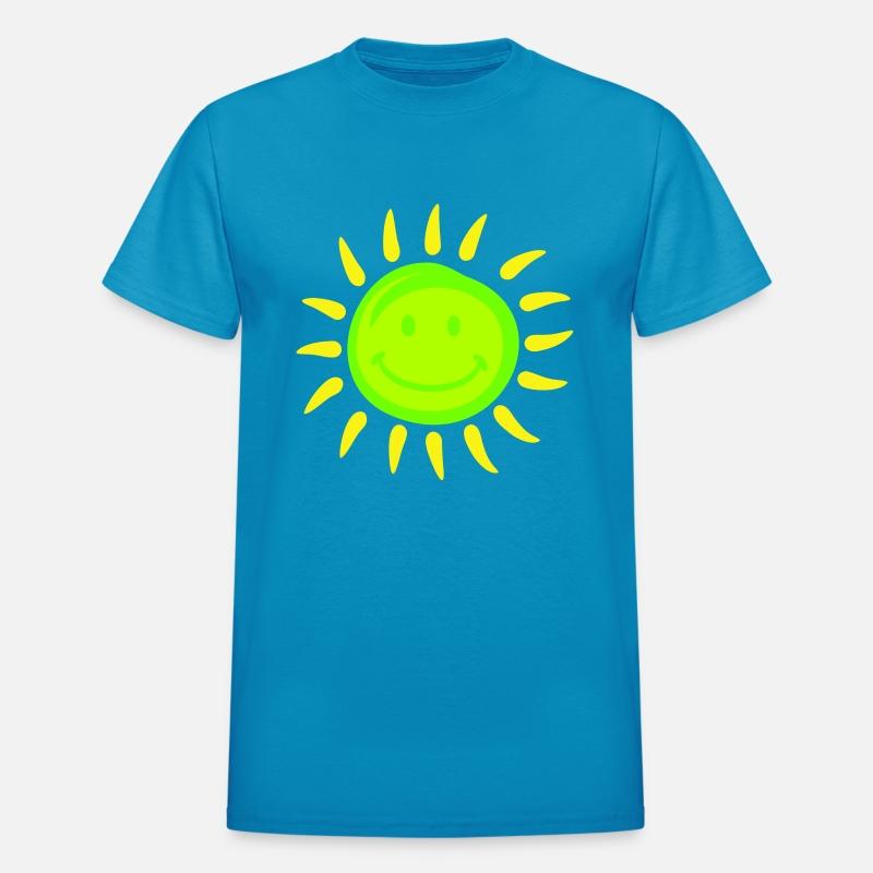 Bright Sun Funny Happy Face Smile Comic Cartoon