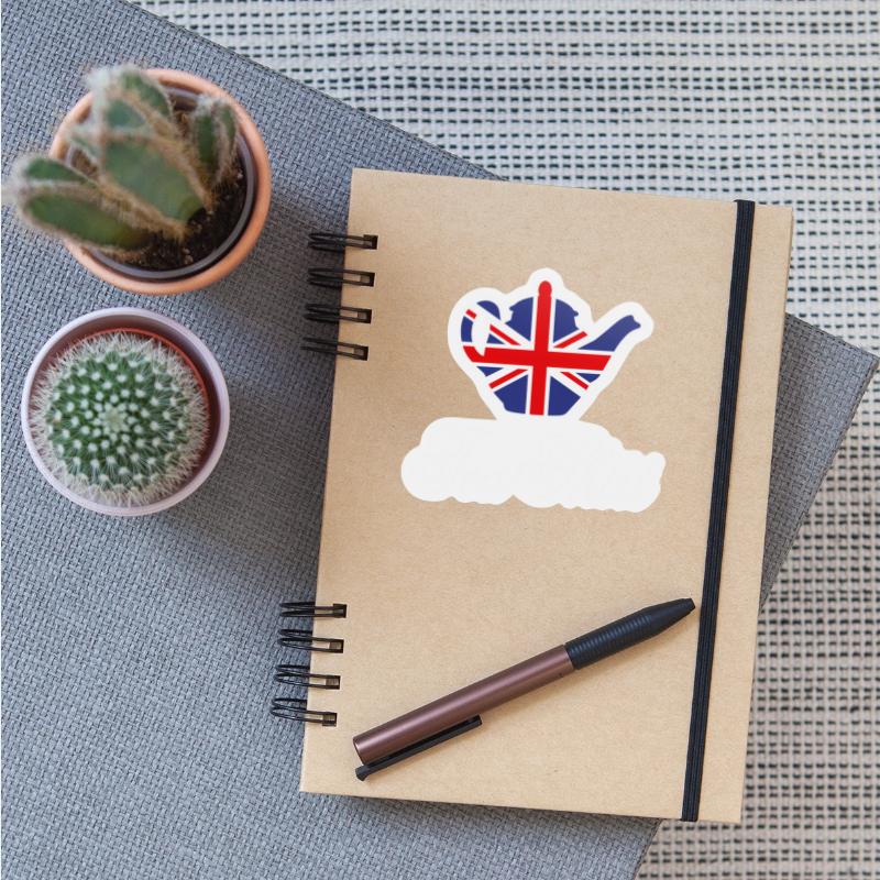 British Tea Uk Teapot Union Jack Flag Tea Pun