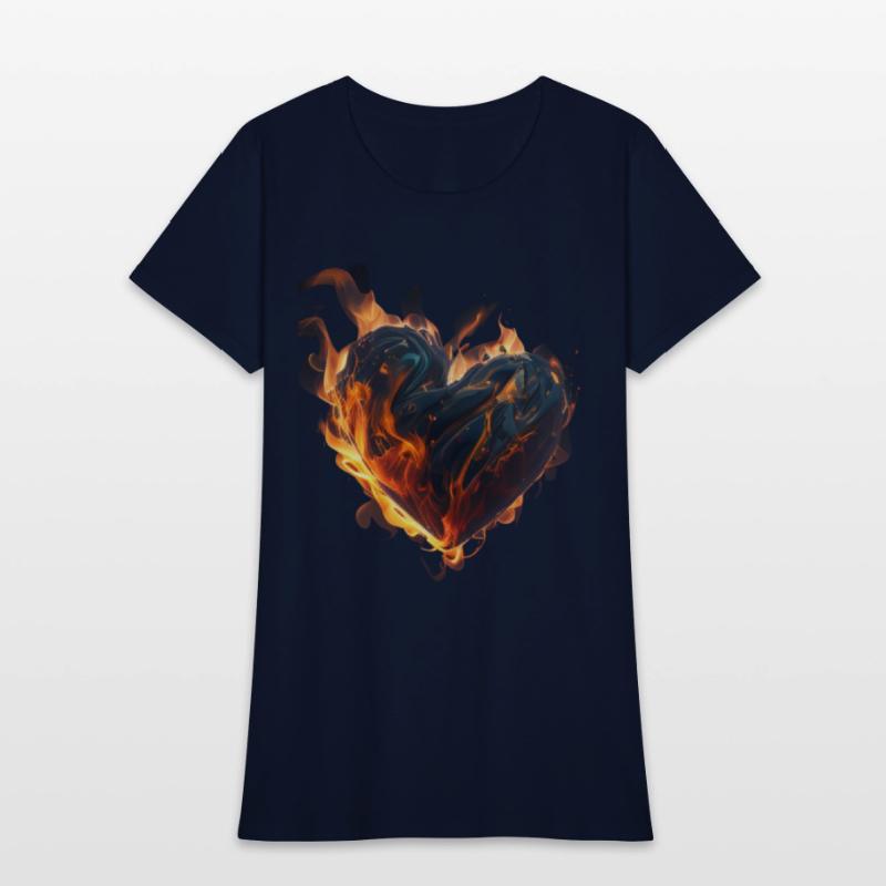 Burning Heart, into the darkness of love Novelty