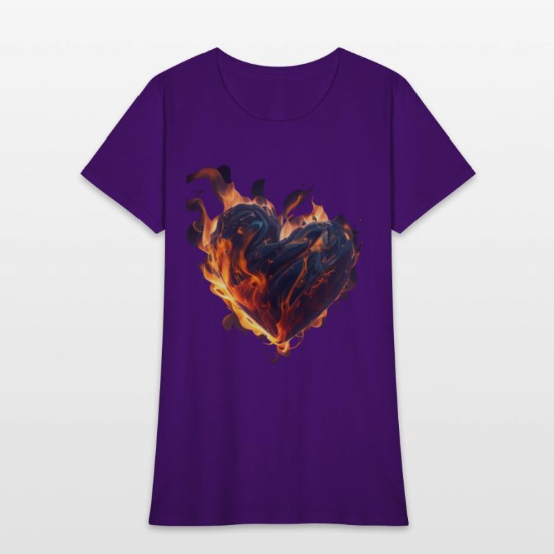 Burning Heart, into the darkness of love Novelty