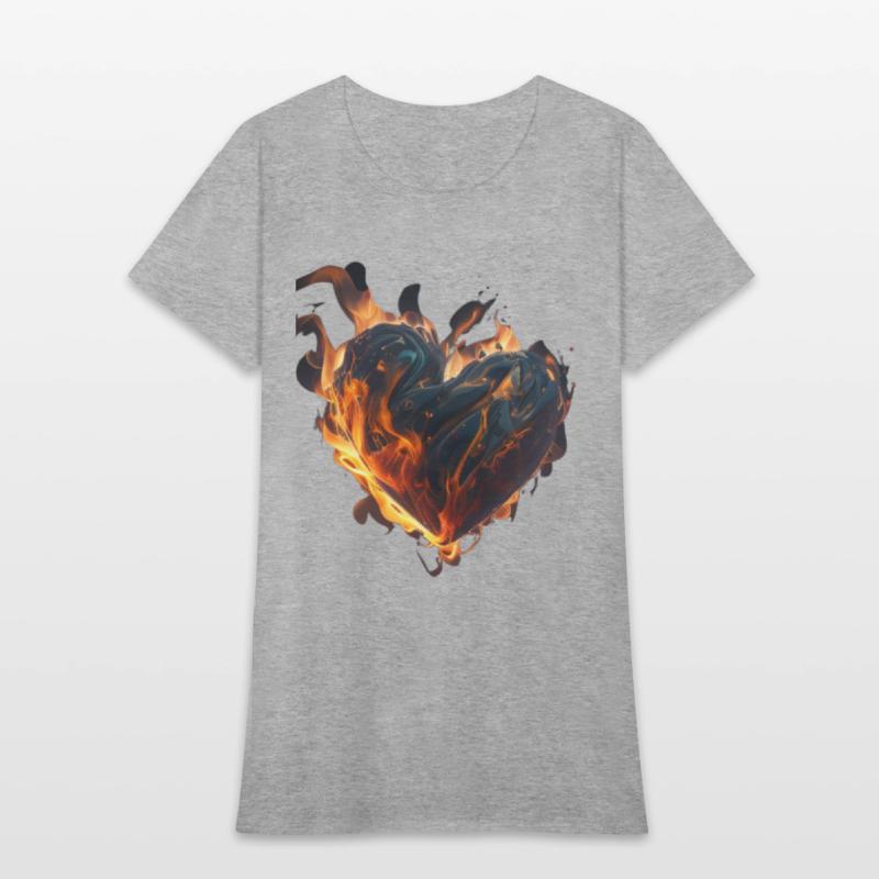 Burning Heart, into the darkness of love Novelty