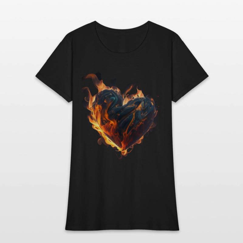 Burning Heart, into the darkness of love Novelty