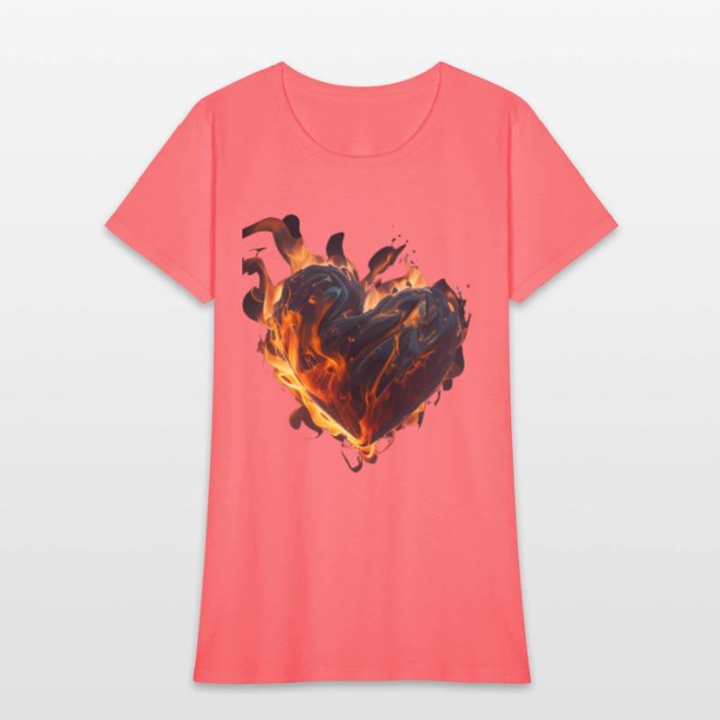 Burning Heart, into the darkness of love Novelty