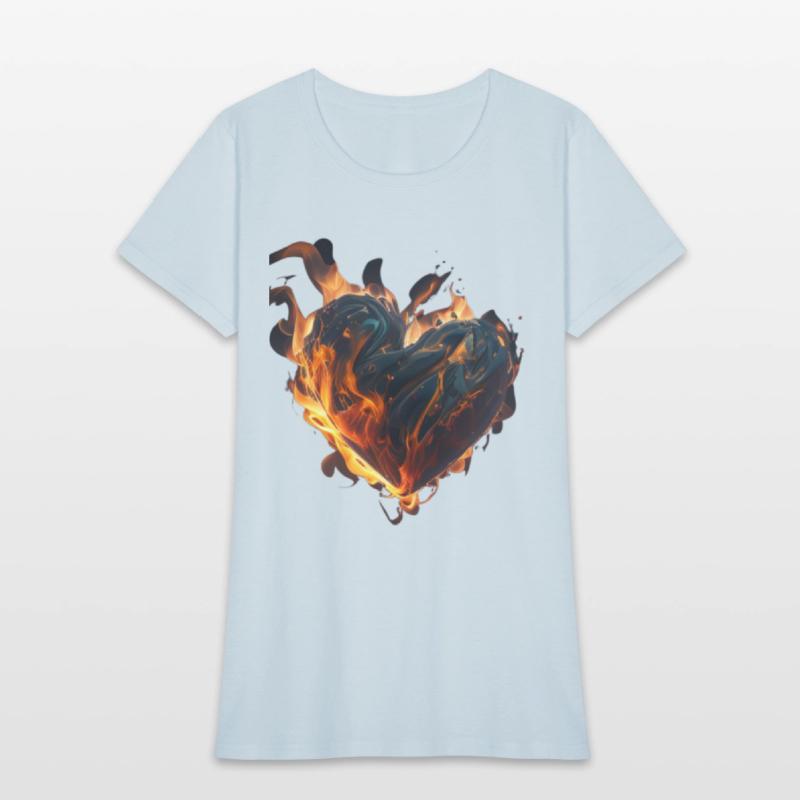 Burning Heart, into the darkness of love Novelty