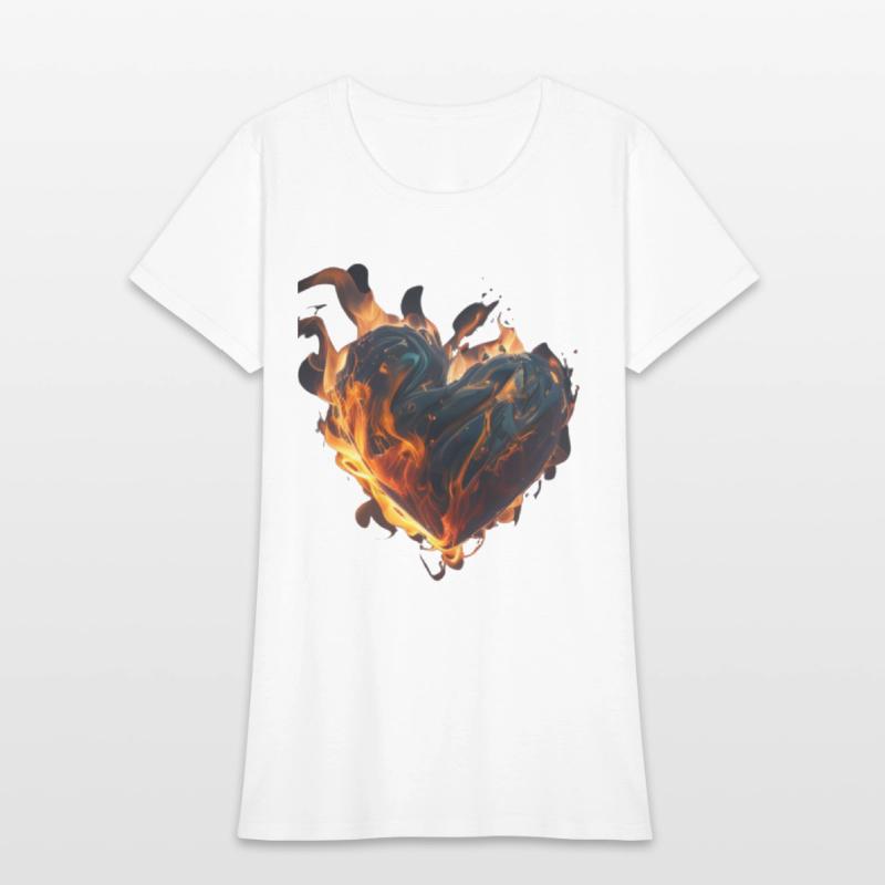 Burning Heart, into the darkness of love Novelty