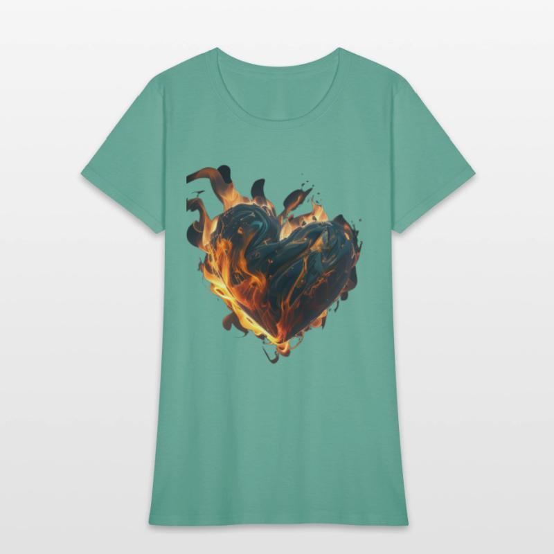 Burning Heart, into the darkness of love Novelty