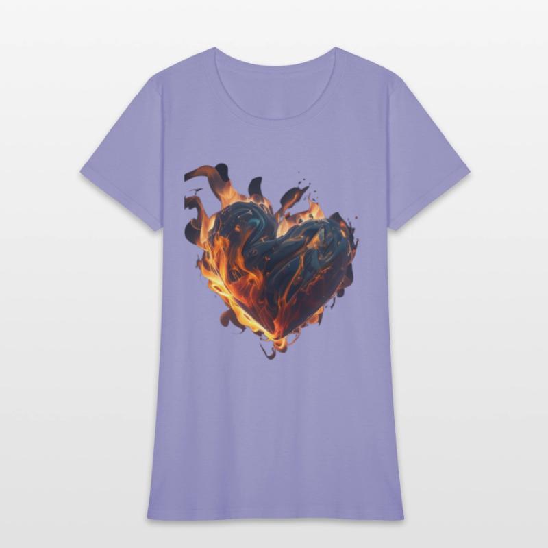 Burning Heart, into the darkness of love Novelty