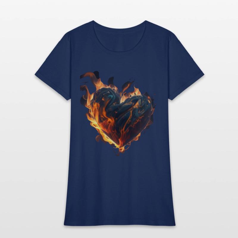 Burning Heart, into the darkness of love Novelty