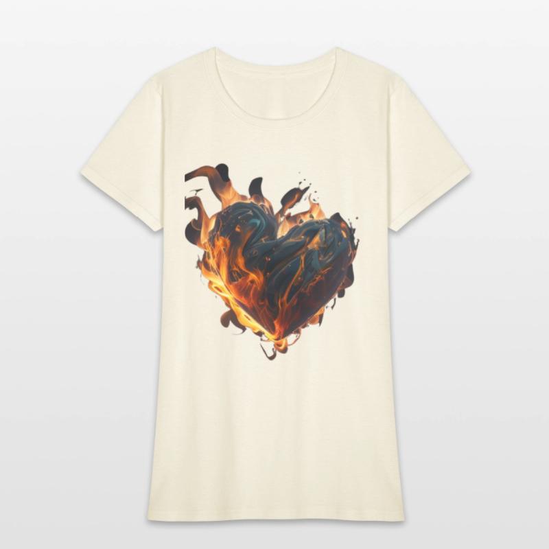 Burning Heart, into the darkness of love Novelty