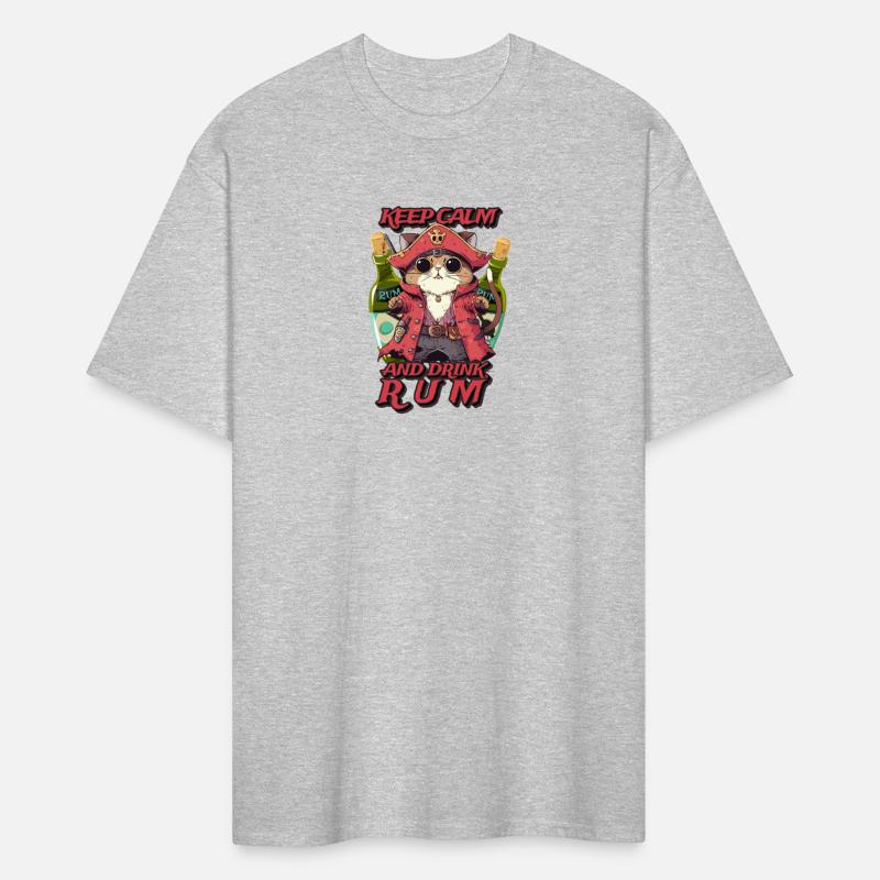 Cat Pirate Keep Calm drink Rum