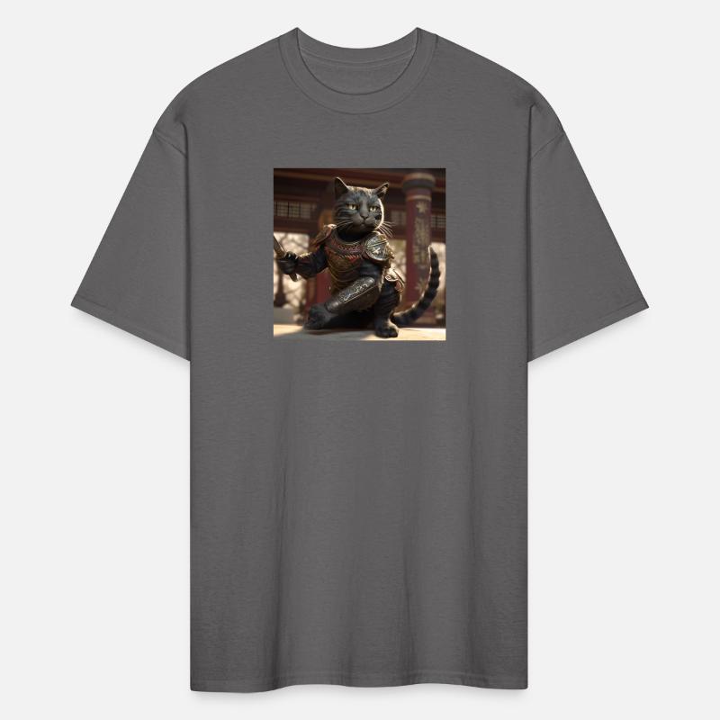 Cat warrior in ornate armor