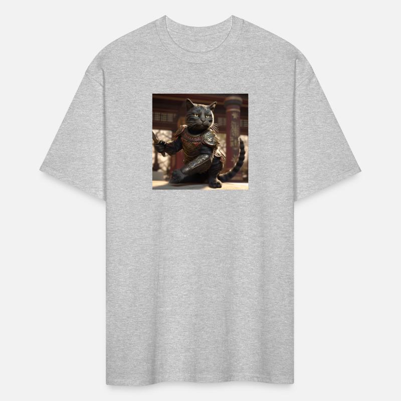 Cat warrior in ornate armor