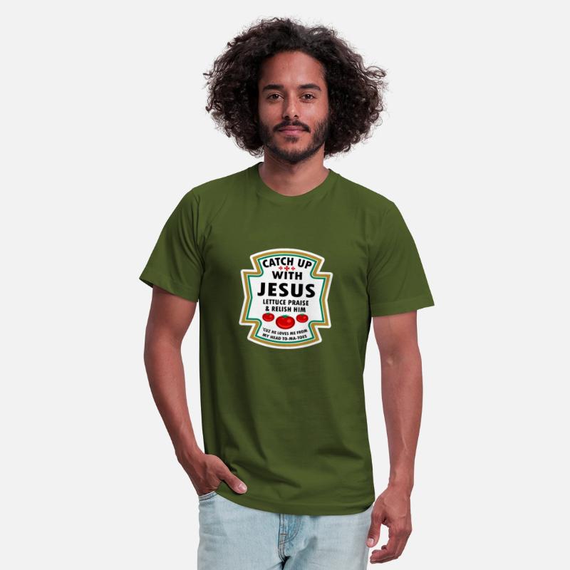 Catch Up With Jesus Shirt Ketchup Jesus Lettuce Pr