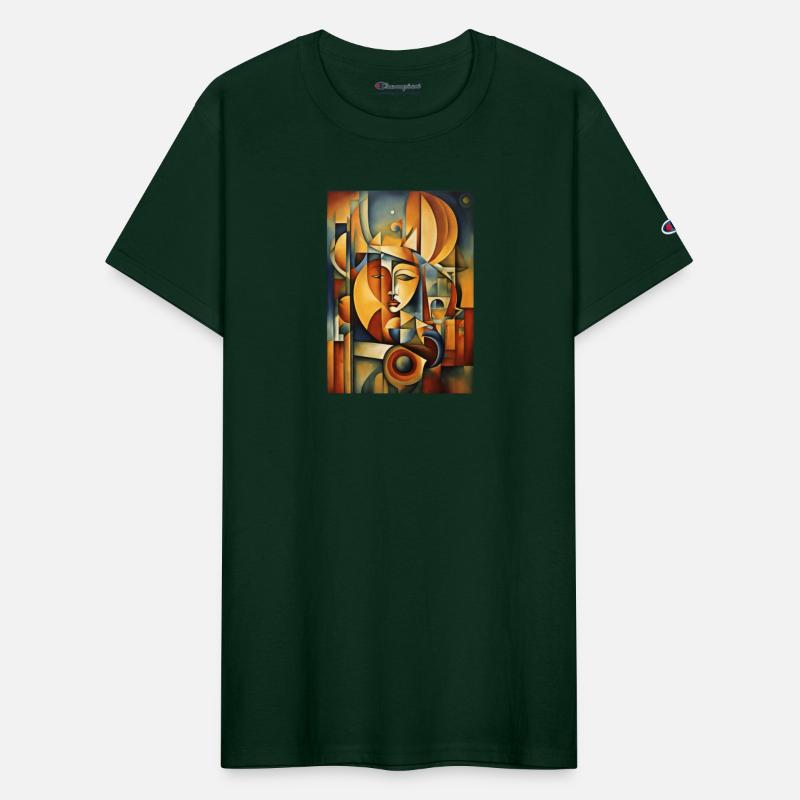 "Celestial Symphony: Abstract Cubist Art Unveiled"