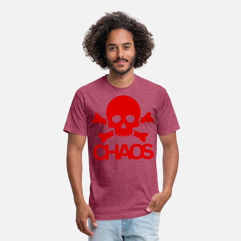 CHAOS Skull Bones Punk Rock (Blood Red)
