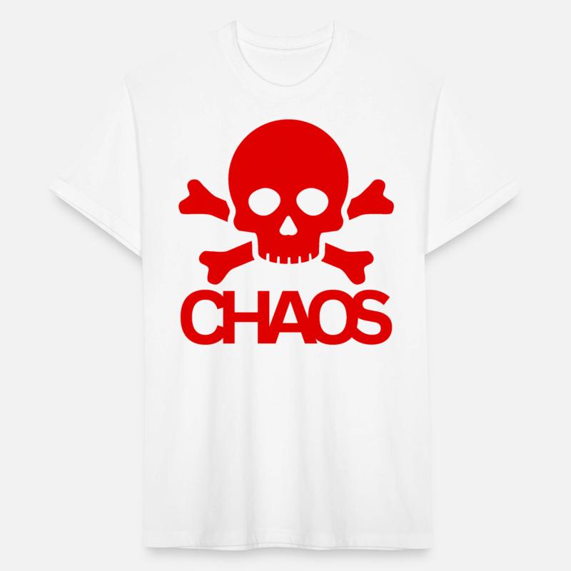 CHAOS Skull Bones Punk Rock (Blood Red)