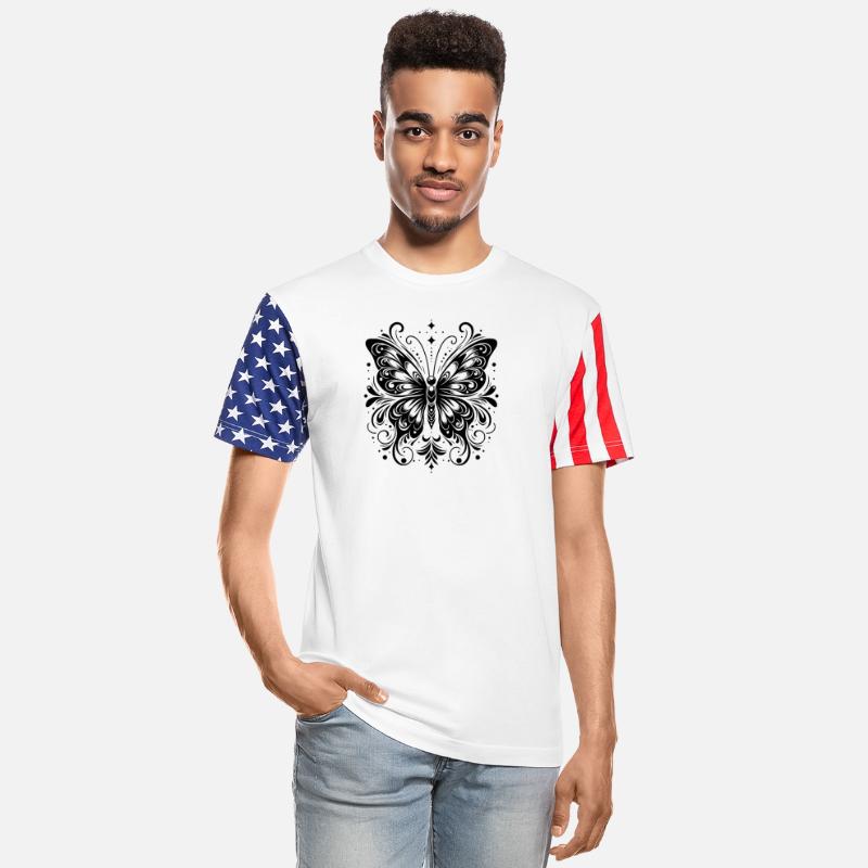 Cheerful Children's Butterfly Ink Style