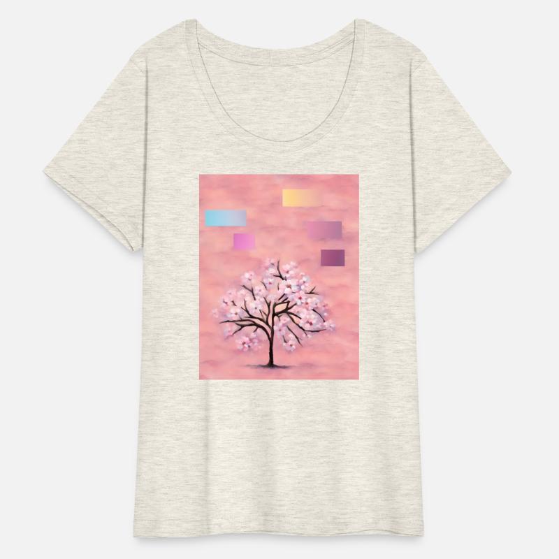 Cherry Blossom Tree, Nature,Green Earth Series