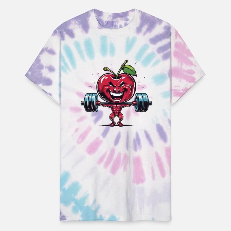 Cherry with dumbbell