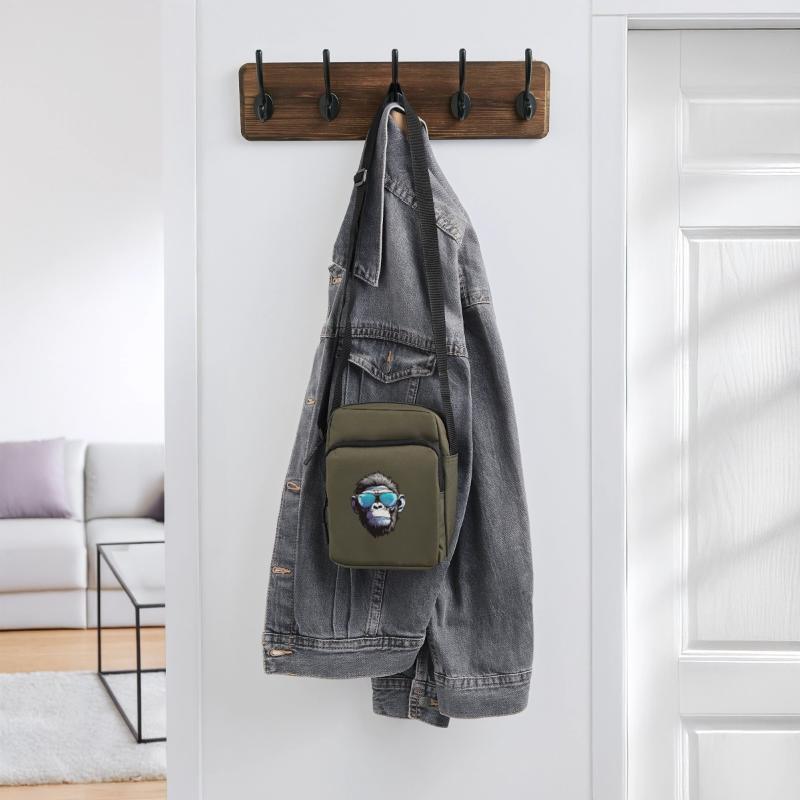 Chic Chimp: Elegance in Blue Shades