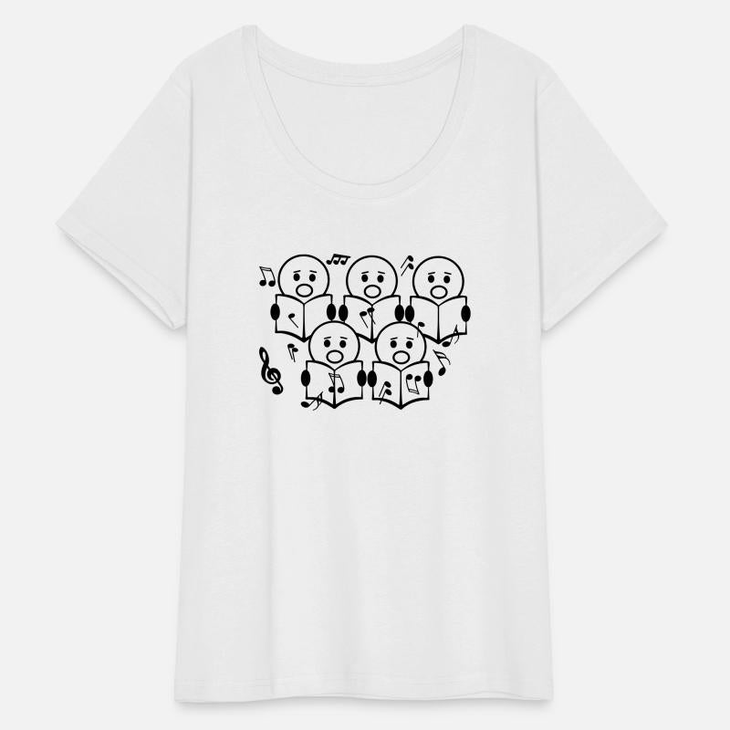 Choir logo with singers