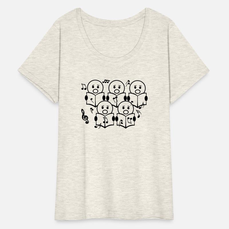 Choir logo with singers